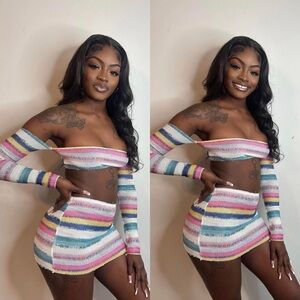 Colorful Two-Piece Set